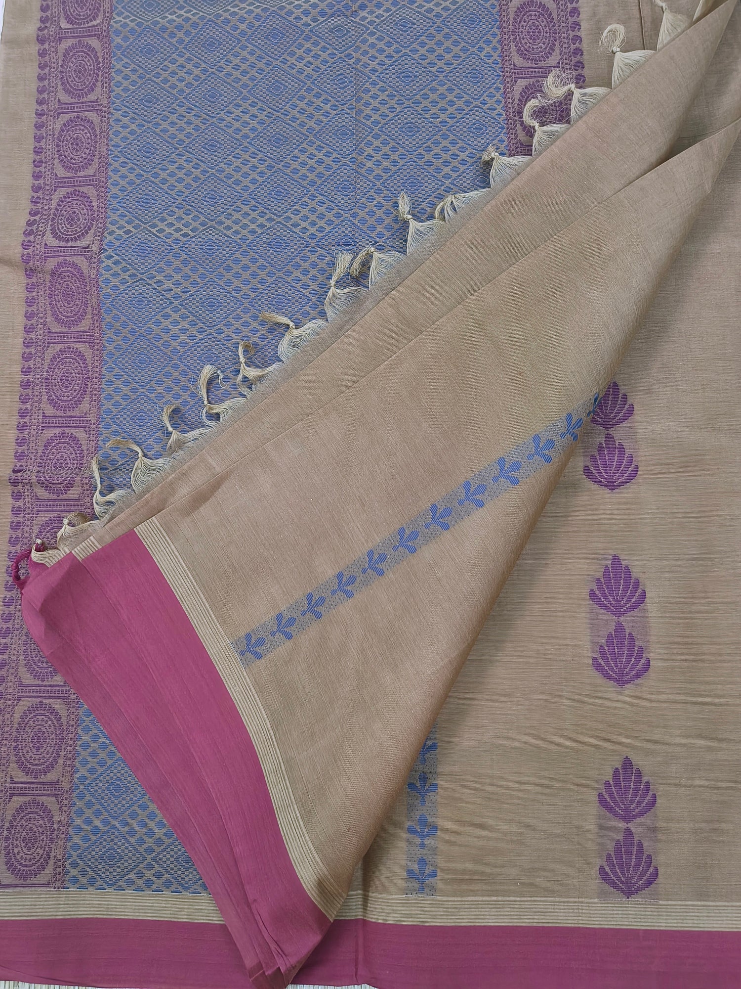 Negamam Cotton Saree Choclate