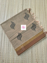Negamam Cotton Saree Khaki beige