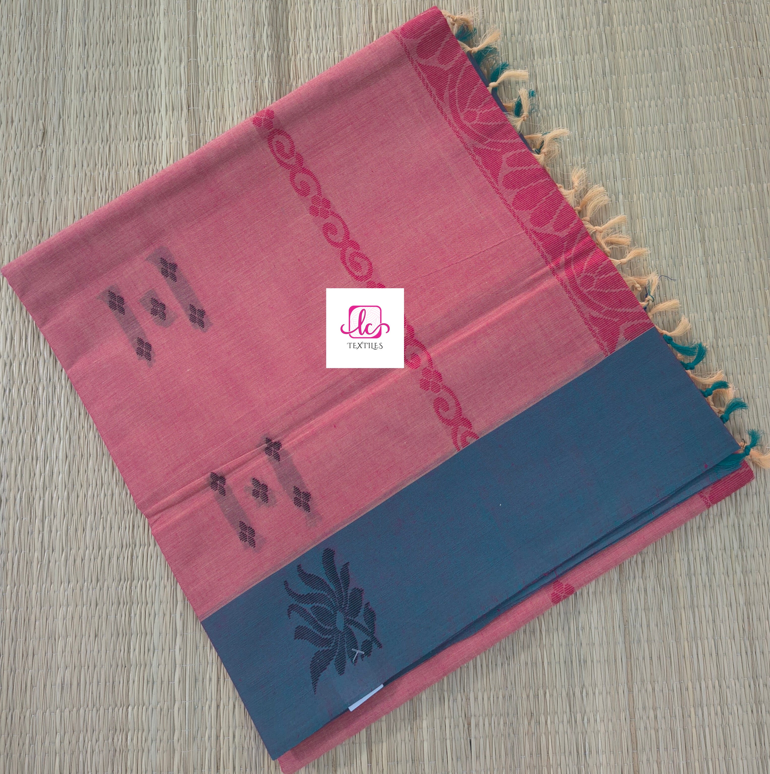 Negamam Cotton Saree peach