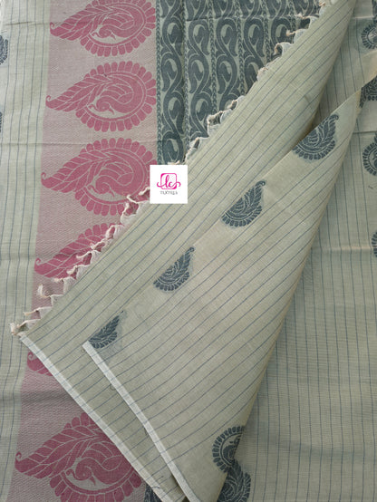 Negamam Cotton Saree Light khaki