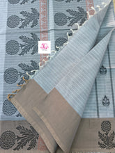 Negamam Cotton Saree Pastal ice blue