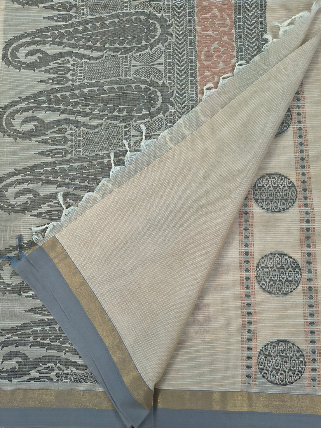 Negamam Cotton Saree Tussar