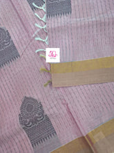 Negamam Cotton Saree Baby pink