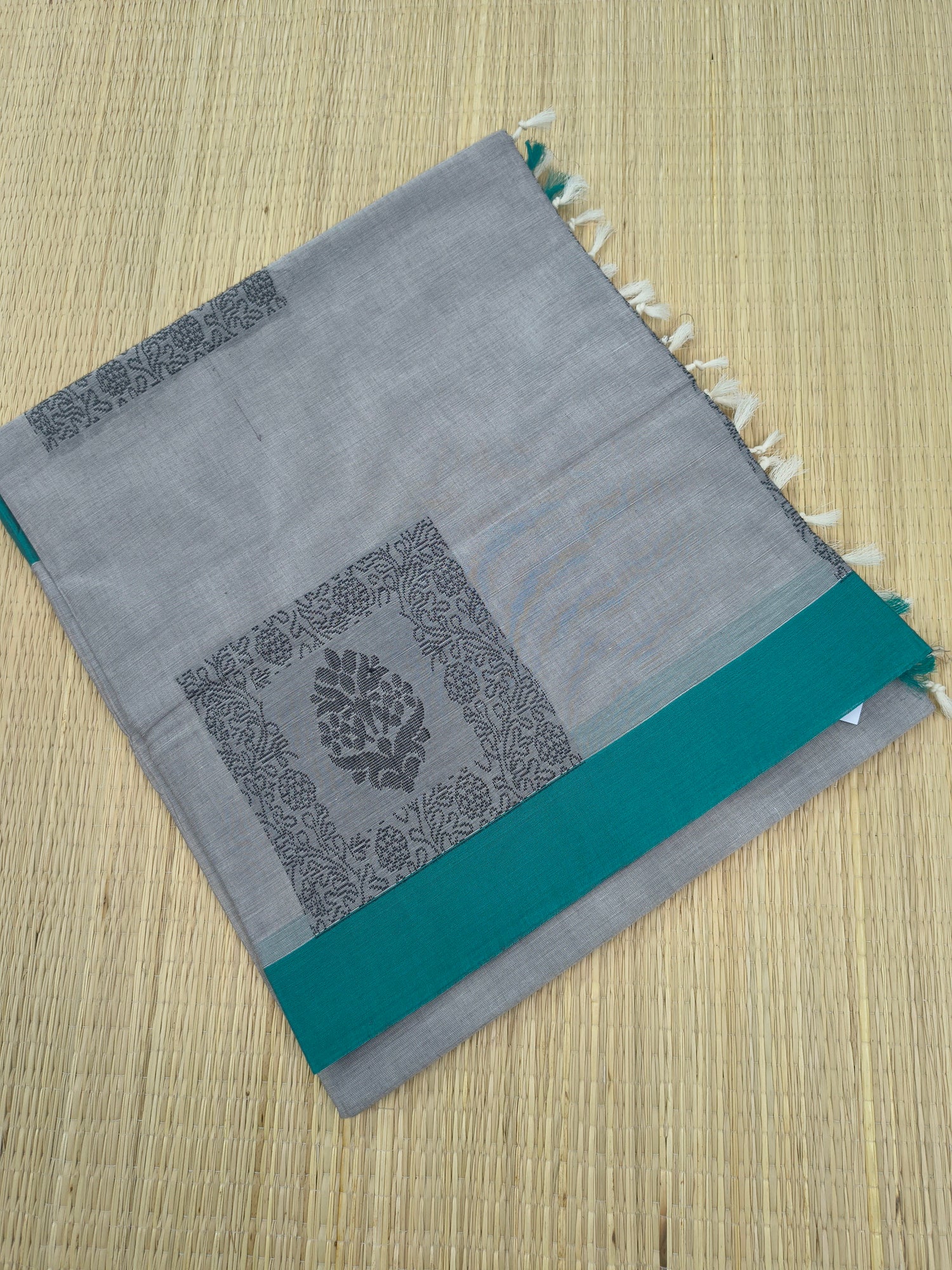 Negamam Cotton Saree grey