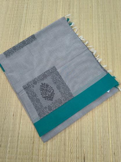 Negamam Cotton Saree grey