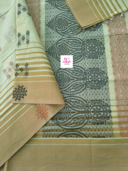 Negamam Cotton Saree Pastal lemon