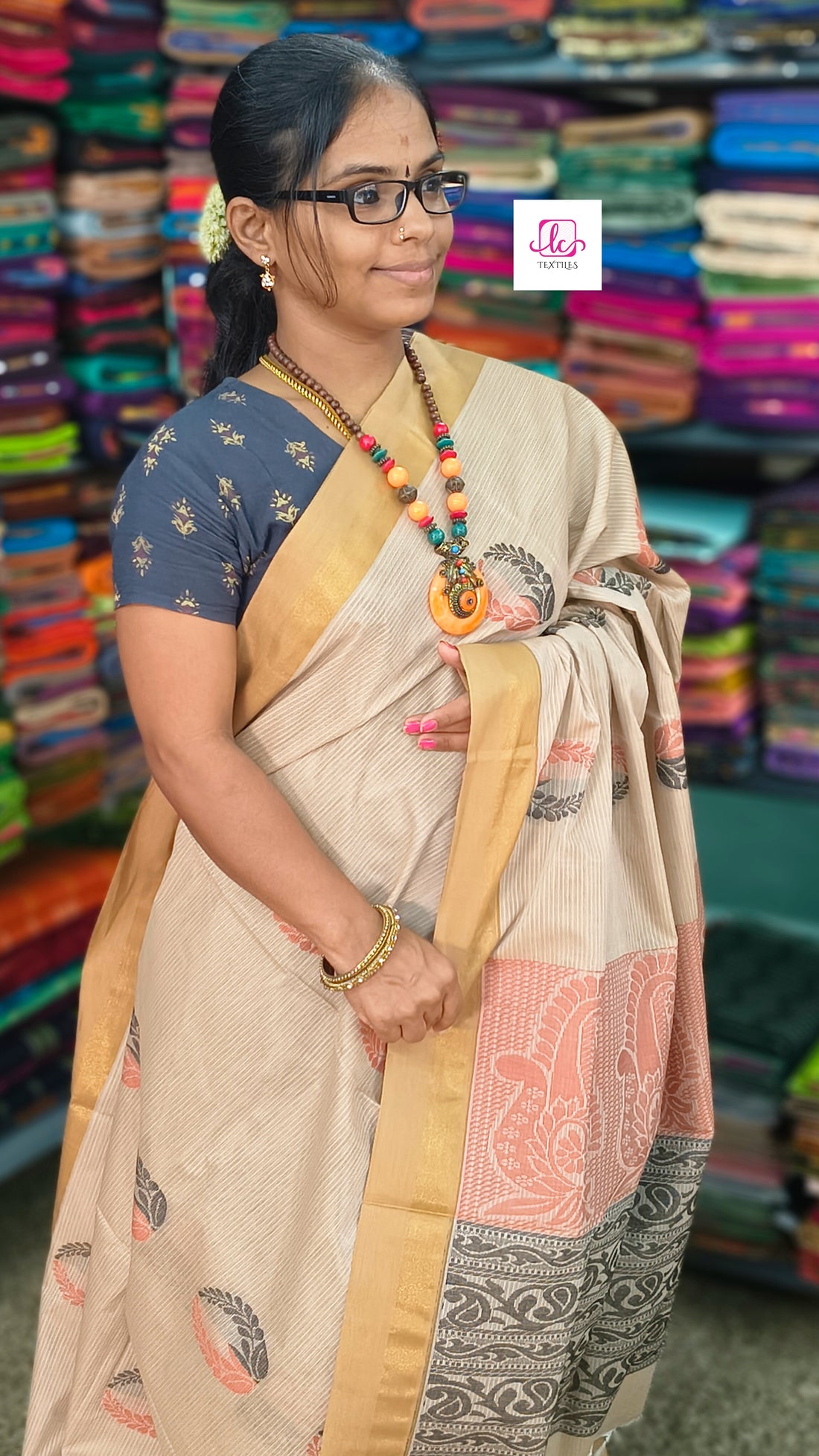 Negamam Cotton Saree Tussar 