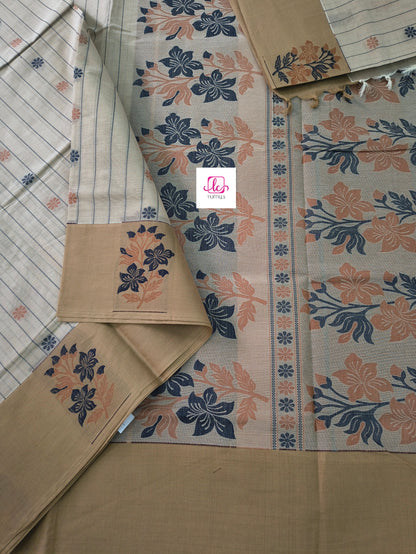 Negamam Cotton Saree Tussar 