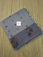 Negamam Cotton Saree grey 
