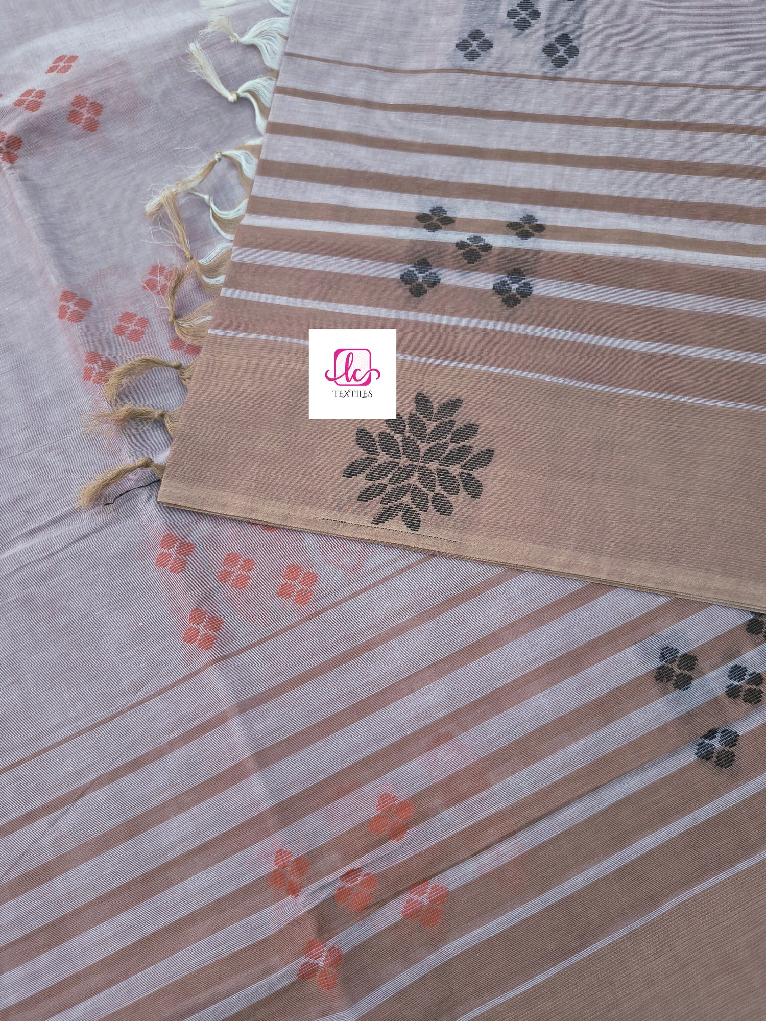 Negamam Cotton Saree Pastal maroon 