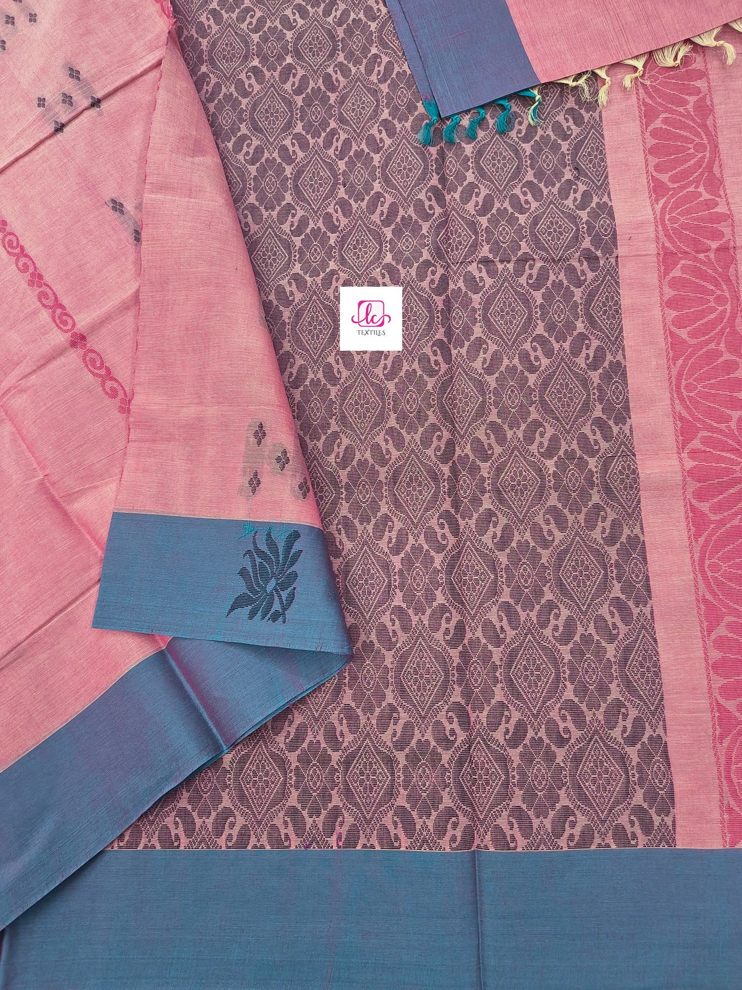Negamam Cotton Saree peach