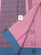 Negamam Cotton Saree pastel pink