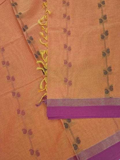 Negamam Cotton Saree orange