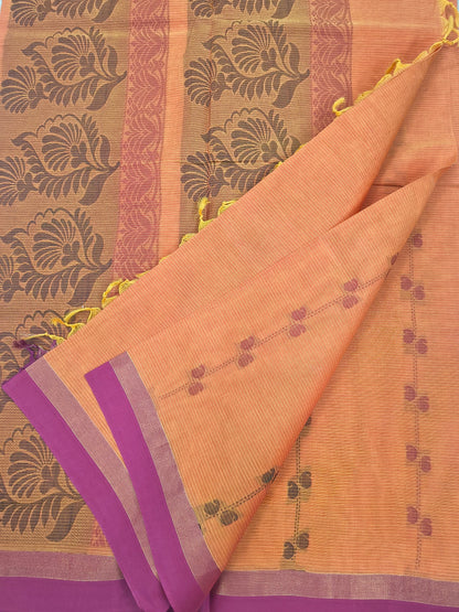 Negamam Cotton Saree orange