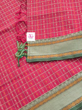 Shubhavastram Heritage Handwoven Cotton Lakshadeepam Red 