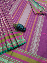 Shubhavastram Heritage Handwoven cotton 1000 butta Purple 