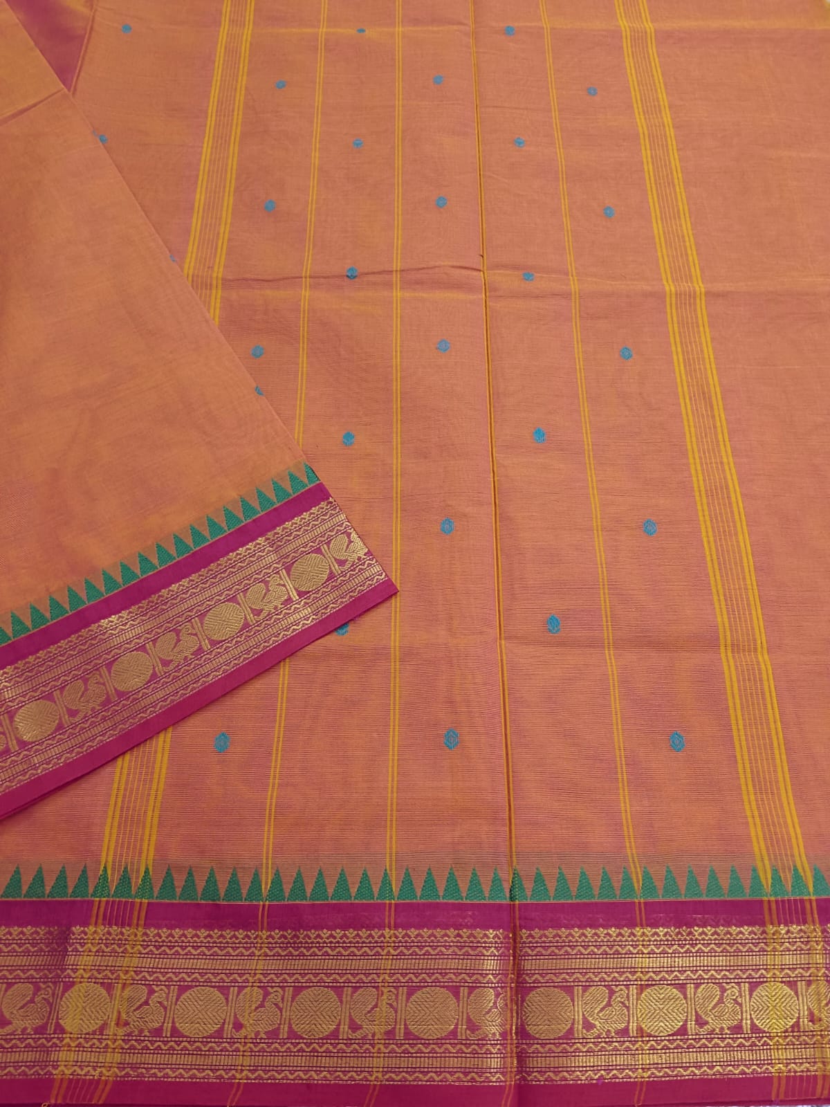 Kanchi Cotton - Festival Fusion -Peach- KCFB115