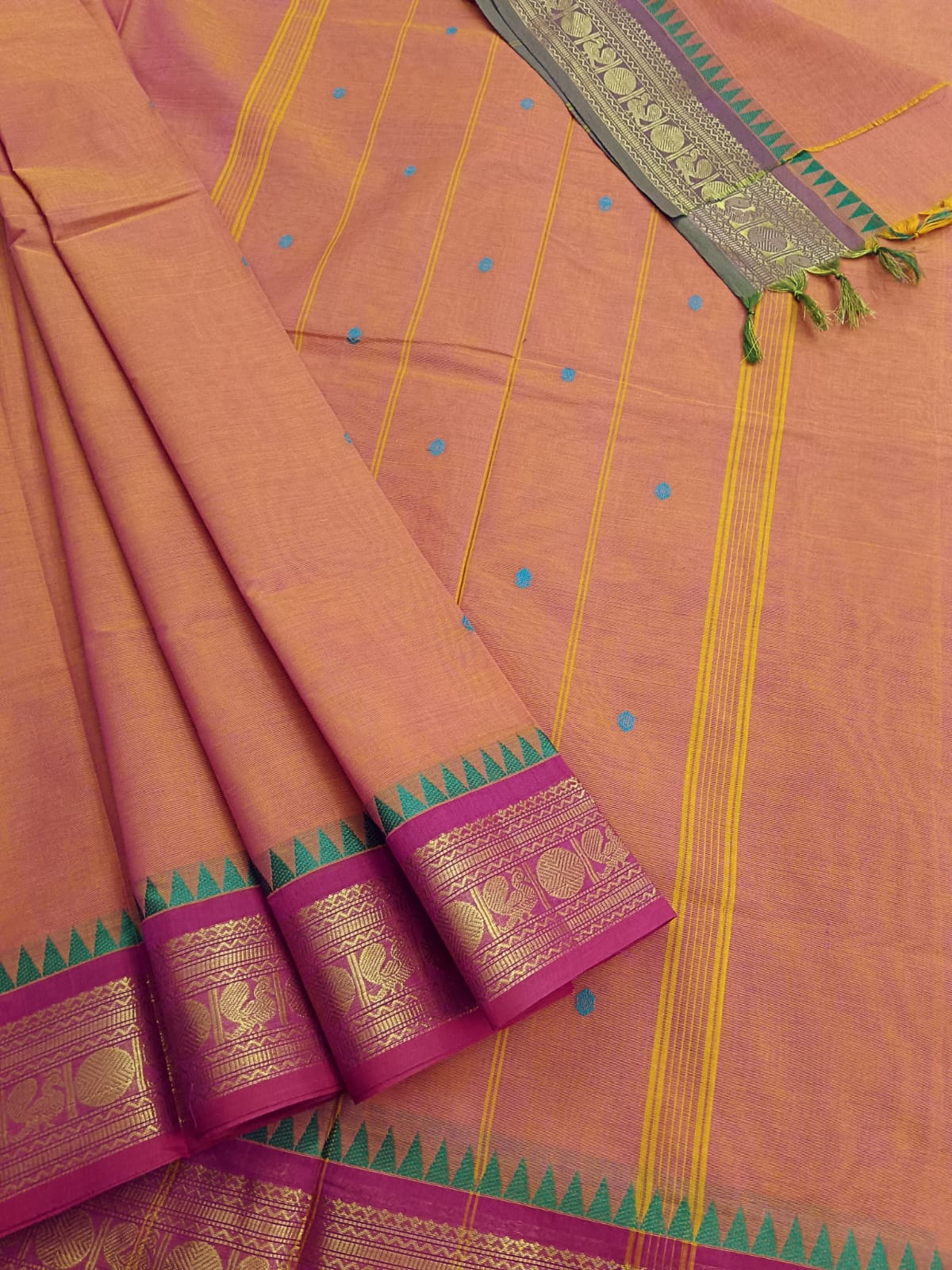 Kanchi Cotton - Festival Fusion -Peach- KCFB115