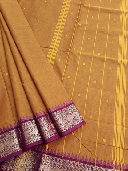 Kanchi Cotton - Festival Fusion -Dark Mustard Yellow- KCFB117