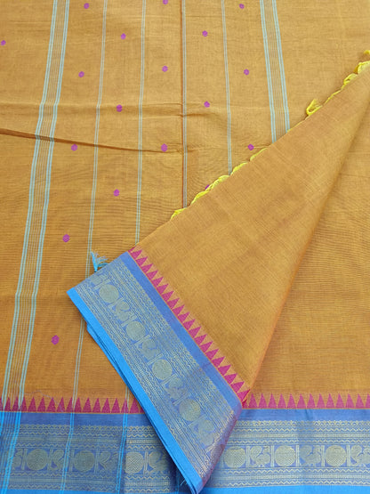 Kanchi Cotton - Festival Fusion -Yellow Mixed Pink- KCFB118