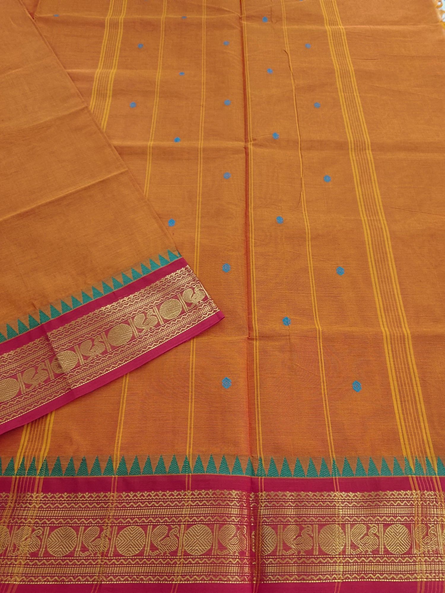Kanchi Cotton - Festival Fusion-orange- KCFB121