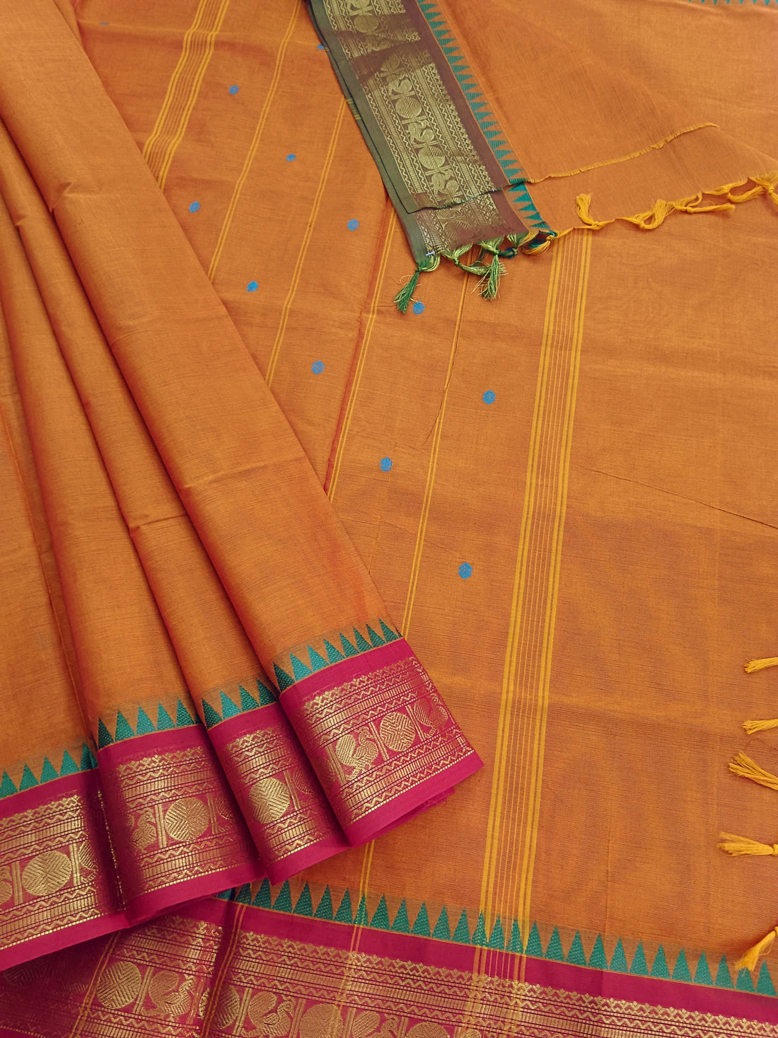 Kanchi Cotton - Festival Fusion-orange- KCFB121