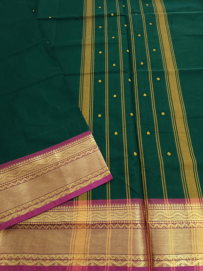 Kanchi Cotton - Festival Fusion -Dark Green- KCFB109
