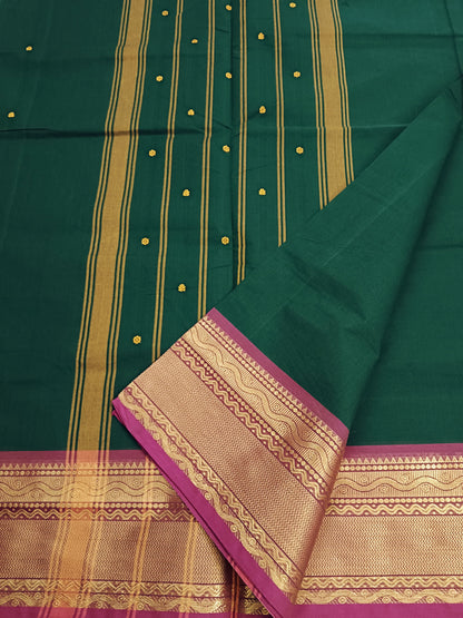 Kanchi Cotton - Festival Fusion -Dark Green- KCFB109