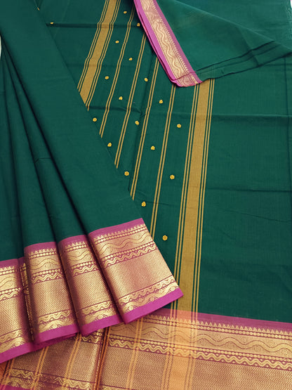 Kanchi Cotton - Festival Fusion -Dark Green- KCFB109