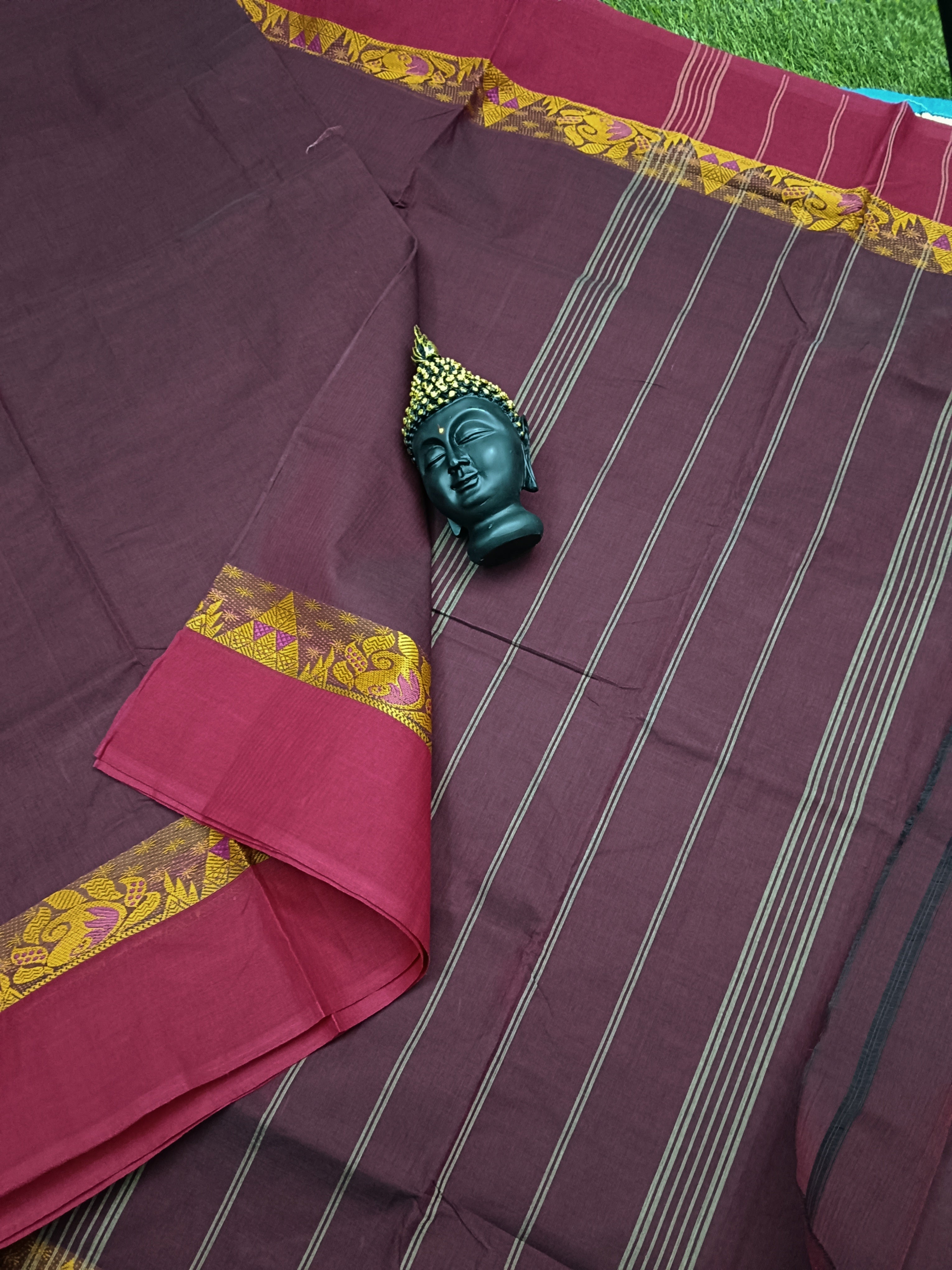 Chettinad Cotton - Daily Wear - Deep Red - CDW08